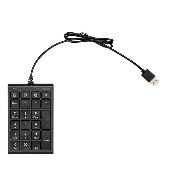 Digio2 有線 USBテンキーボード TNK-SU238BK ブラック