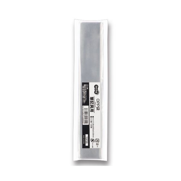 (まとめ) TANOSEE OPP袋 フラット 筆記具用 35×220mm 1セット(500枚:100枚×5パック) 【×5セット】【日時指定不可】