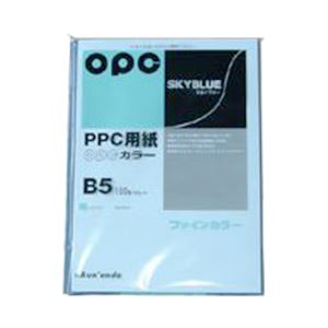 (まとめ) 文運堂 ファインカラーPPC B5判 カラー327 スカイブルー 100枚入 【×10セット】 (まとめ) 文運堂 ファインカラーPPC B5判 カラー327 スカイブルー 100枚入 【×10セット】