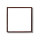 【角額】高級木製正方形額・壁掛けひも・アクリル付き　■9787 500角（500×500mm）「ブラウン」