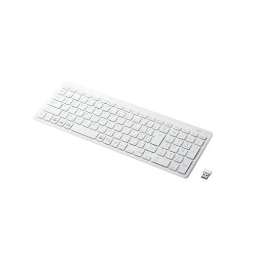 エレコム ワイヤレスコンパクトキーボード/パンタグラフ式/薄型/ホワイト TK-FDP099TWH エレコム ワイヤレスコンパクトキーボード/パンタグラフ式/薄型/ホワイト TK-FDP099TWH