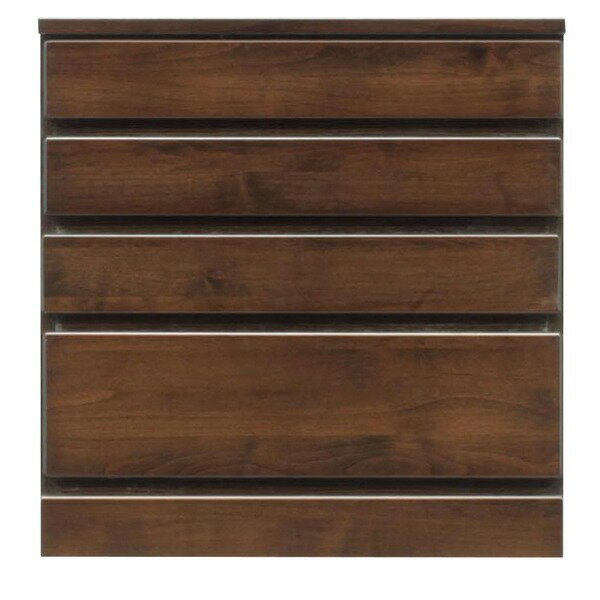 チェスト タンス 4段 約幅60cm ダークブラウン 木製 日本製 ローチェスト ベッドルーム 寝室 リビング ..