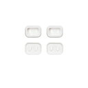 (まとめ)サンワサプライ プラグ安全カバー(2P用、4個入り) TAP-PSC1N【×5セット】