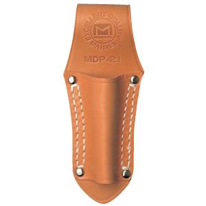 (まとめ)牛皮革製電工ポケット ペンチ差し 【×2セット】 マーベル MDP-21