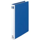 （まとめ） TANOSEE 両開きパイプ式ファイル A4タテ 200枚収容 背幅36mm 青 1冊 【×5セット】