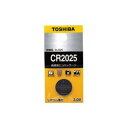 (まとめ) 東芝 TOSHIBA コイン型リチウム電池 CR2025EC 1個入 【×10セット】