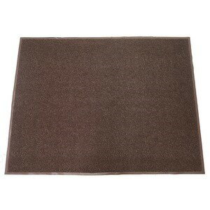業務用 玄関マット/PVCコイルマット 【ブラウン】 120cm×180cm 長方形 屋外用 土砂防止仕様 『Funderful』 〔入口〕