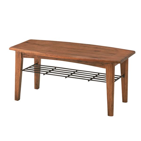 ローテーブル センターテーブル 幅90cm Sサイズ 木製 棚付き アンティーク調 ティンバー コーヒーテーブル リビング ダイニング