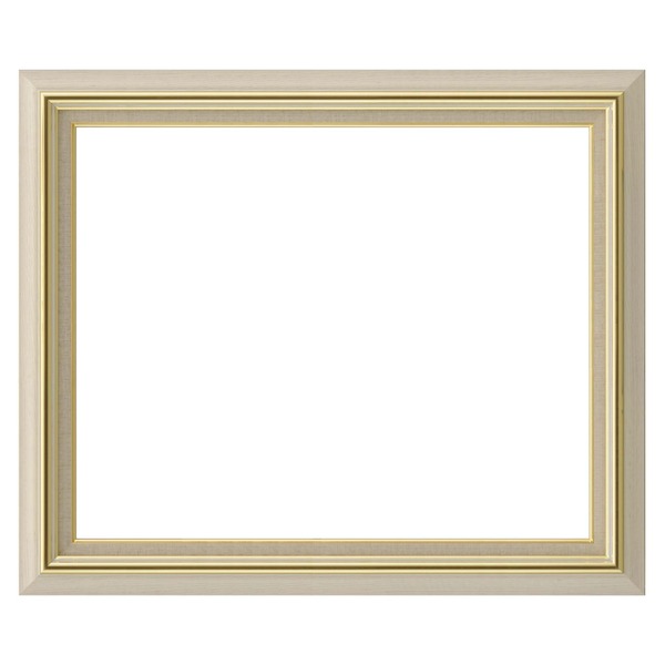 日本製 油絵額縁 フレーム F30号 アイボリー 壁掛けひも アクリル 8116 油額 油絵額 額 額縁【日時指定不可】