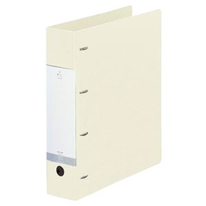 (まとめ) リヒトラブ リクエスト D型リングファイル A4タテ 4穴 500枚収容 背幅64mm 白 G1280-0 1冊 【..