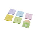 (まとめ)エレコム Blu-ray・CD・DVD対応不織布ケース タイトルカード CCD-NIWB120ASO【×5セット】(2)