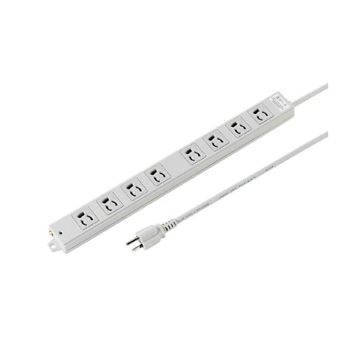 サンワサプライ 工事物件雷ガードタップ(3P抜け止め・マグネット付・8個口・3m) TAP-K8SP-3 サンワサプライ 工事物件雷ガードタップ(3P抜け止め・マグネット付・8個口・3m) TAP-K8SP-3
