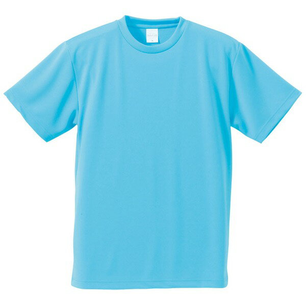 〔5枚セット〕 Tシャツ XXXL アクア ブルー UVカット 吸汗 速乾 4.1オンス さらさらドライ 半袖 ティーシャツ tシャツ【日時指定不可】
