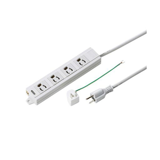 サンワサプライ 電源タップ 3P 4個口 5m TAP-MG341N2-5 サンワサプライ 電源タップ 3P 4個口 5m TAP-MG341N2-5