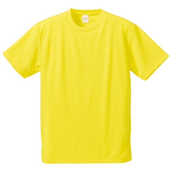 〔5枚セット〕 Tシャツ S イエロー UVカット 吸汗 速乾 4.1オンス さらさらドライ 半袖 ティーシャツ tシャツ【日時指定不可】