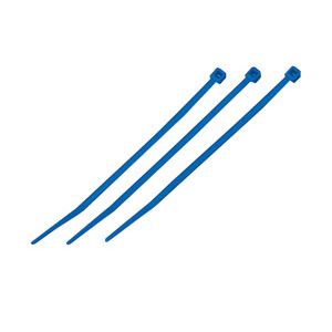 （まとめ）結束バンド ケーブルタイ（カラー） 【長さ250mm/100本入×10セット】 ブルー(青) マーベル M..