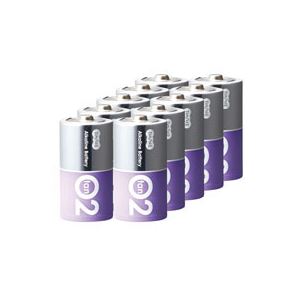 (まとめ) TANOSEE アルカリ乾電池 プレミアム 単2形 1セット(30本:10本×3箱) 【×2セット】【日時指定不可】