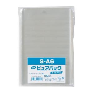 （まとめ） シモジマ Nピュアパック 6798224 100枚入 【×5セット】