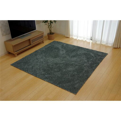 タフト風 ラグマット/絨毯 【3畳 グレー 約140×340cm】 洗える 防滑 オールシーズン ホットカーペット可 〔リビング〕【代引不可】 タフト風 ラグマット/絨毯 【3畳 グレー 約140×340cm】 洗える 防滑 オールシーズン ホットカーペット可 〔リビング〕【代引不可】