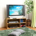 テレビ台 テレビボード 約幅89cm ナチュラル コード穴付き リビング ダイニング ベッドルーム インテリア家具【代引不可】(3)