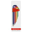 PB SWISS TOOLS 212LH-10RBCN ボール付 ロングレインボーレンチ セット 工具 ツール DIY 作業工具 道具 レンチ【日時指定不可】
