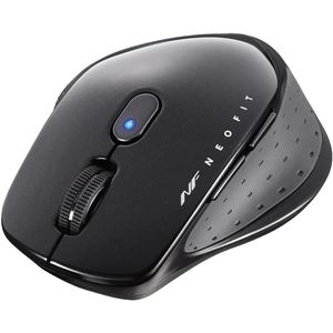 バッファロー(サプライ) 無線 BlueLED 5ボタン NEOFITマウス Mサイズ ブラック BSMBW510MBK バッファロー(サプライ) 無線 BlueLED 5ボタン NEOFITマウス Mサイズ ブラック BSMBW510MBK