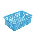 プラスケット/網目ボックス 【No.1100 金具付き】 ブルー スタッキング金具使用時:段積み可【代引不可】(3)