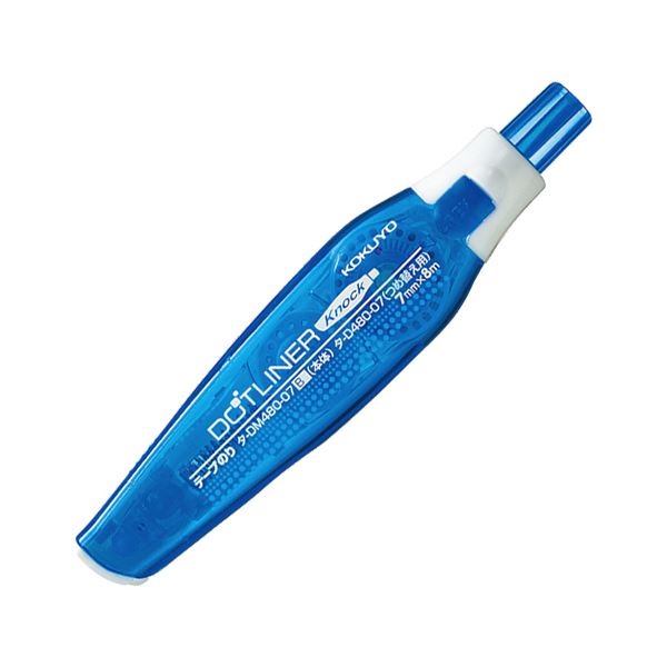 (まとめ) コクヨ テープのり ドットライナーノック 本体 7mm×8m 青 タ-DM480-07B 1個 【×30セット】【日時指定不可】