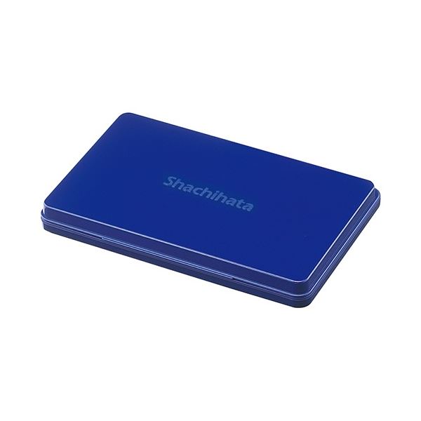 (まとめ) シヤチハタ スタンプ台 特大形 藍色 HGN-4-B 1個 【×3セット】
