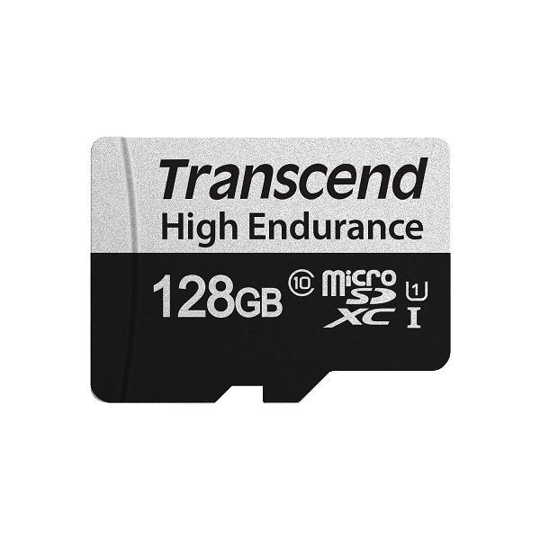 トランセンドジャパン 128GB microSD w/ adapter U1 HighEndurance TS128GUSD350V【日時指定不可】