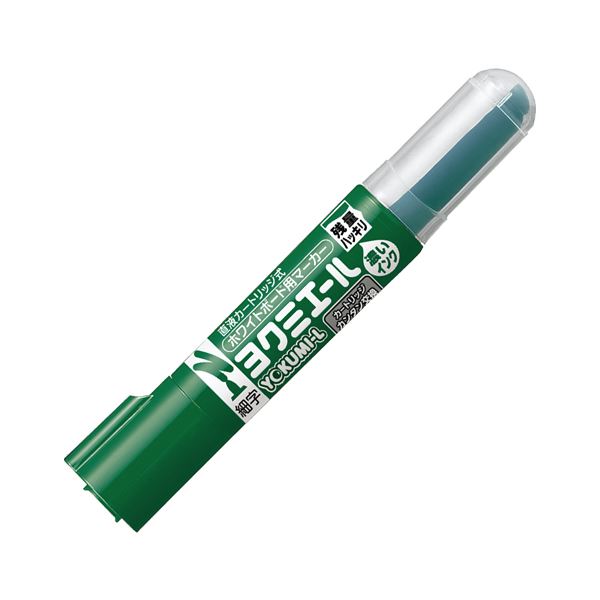 (まとめ) コクヨ ホワイトボード用マーカーペン ヨクミエール 細字・丸芯 緑 PM-B501G 1本 【×100セット】