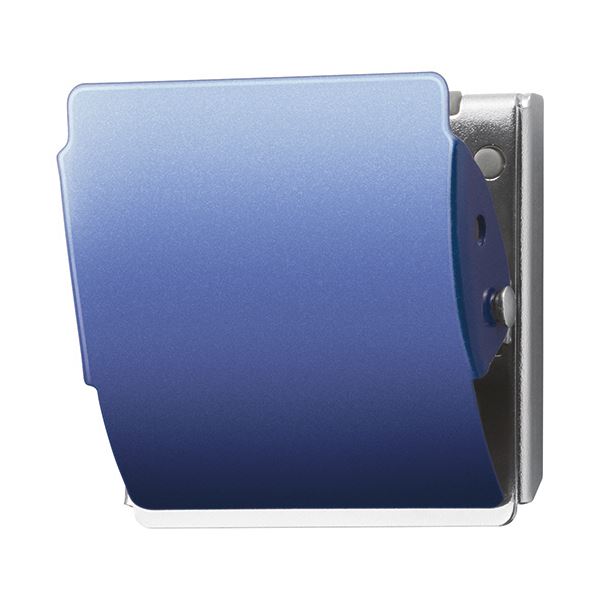 (まとめ) プラス マグネットクリップ ホールド Lブルー CP-047MCR 1個 【×30セット】(3)
