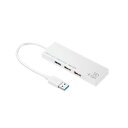 サンワサプライ USB3.1+2.0コンボハブ カードリーダー付き ホワイト USB-3HC316WN(2)