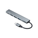 サンワサプライ Type-C 3ポート コンボスリムハブ(microSDカードリーダー付き) USB-3TCHC19S(2)