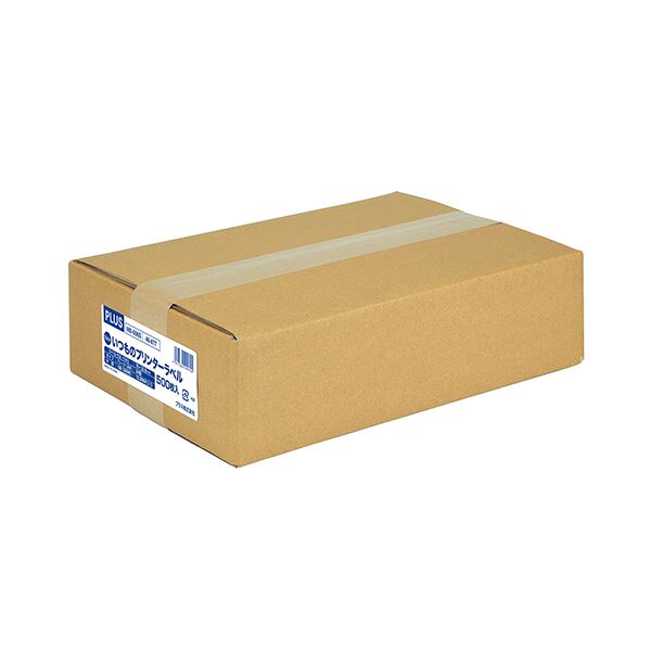 (まとめ)プラス いつものラベル宛名タイトル用ラベル A4 3×8片付 24面 70×33.9mm 上下余白付 ME-506S1箱(500シート)【×3セット】