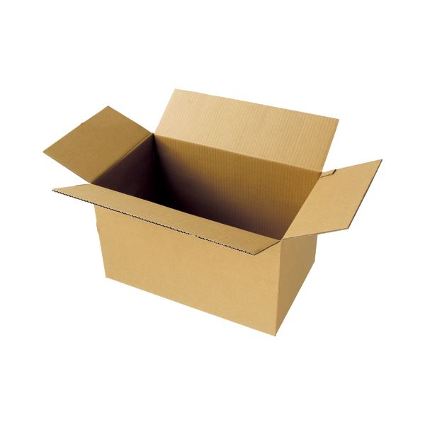 （まとめ）TANOSEE 無地ダンボール箱 A3（2L）サイズ 高さ335mm 1セット（30枚：10枚×3パック） 【×3セット】