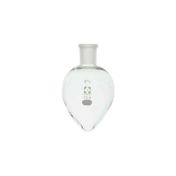 共通摺合梨形フラスコ 100mL 【005410-15100】【日時指定不可】