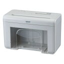 パーソナルシュレッダ クロスカット/デスクトップタイプ ライトグレー NSE-DTC01LG【日時指定不可】(3)