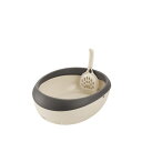 (まとめ)ラプレ ネコトイレ S ダークグレー (ペット用品) (×5セット)