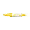 (まとめ) ゼブラ 紙用マッキー 黄 細字1.4〜1.7mm・太字5.6mm 【×30セット】【日時指定不可】