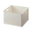 （まとめ）サンカ squ+ ナチュラ インボックス横型 ハーフ ホワイト NIB-YMWH 1個【×3セット】