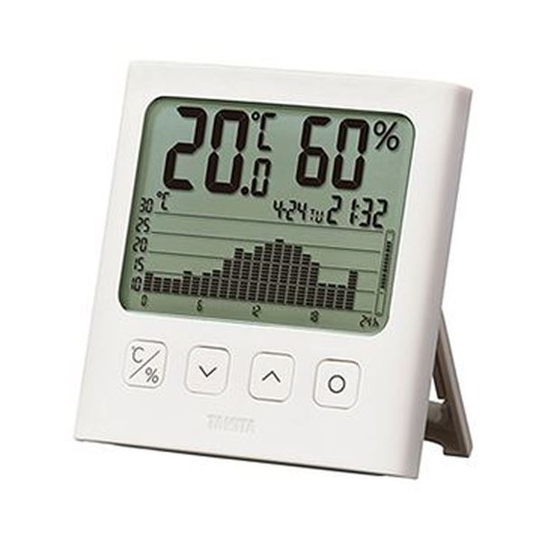 EMPEX 温度・湿度計 MONO 温度・湿度計 置き掛け兼用 MN-4831 ホワイト
