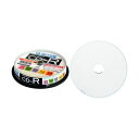 (まとめ)RITEK データ用CD-R 700MB1-52倍速 ホワイトワイドプリンタブル スピンドルケース CD-R700EXWP.10RT C1パック(10枚) 【×10セット】(2)