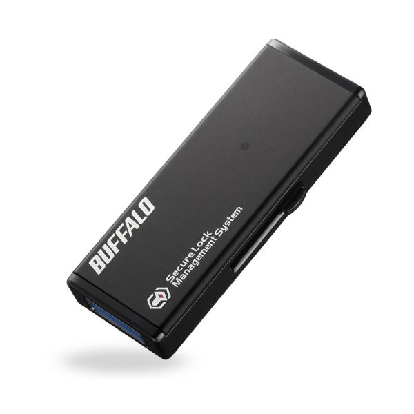 バッファロー ハードウェア暗号化機能USB3.0 セキュリティーUSBメモリー 8GB RUF3-HS8G 1個 1