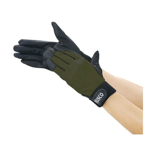 (まとめ) TRUSCO PU厚手手袋 エンボス加工 OD M TPUG-OD-M 1双 【×5セット】