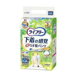 ユニ・チャーム ライフリー 下着の感覚 超うす型パンツ Mサイズ 1セット(360枚：24枚×15パック)