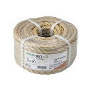 (まとめ) TRUSCO 麻ロープ 9mm×20m R-920A 1巻 【×3セット】(3)