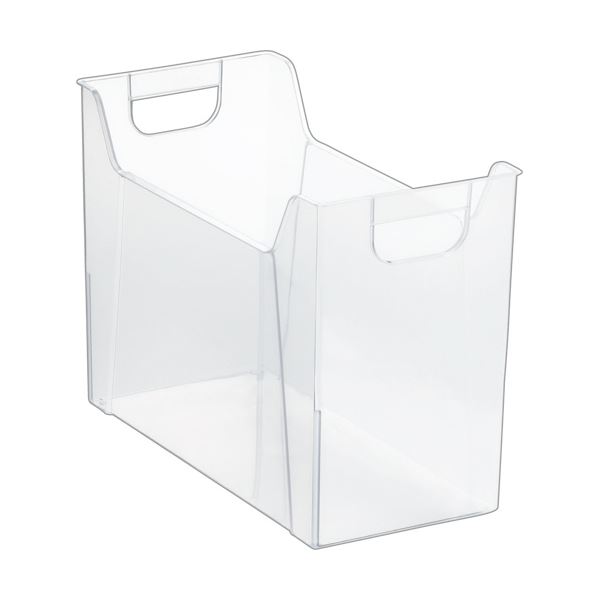 （まとめ）ナカバヤシ ファイルボックス A4クリア FB-EW04-CR 1個 【×10セット】(3)