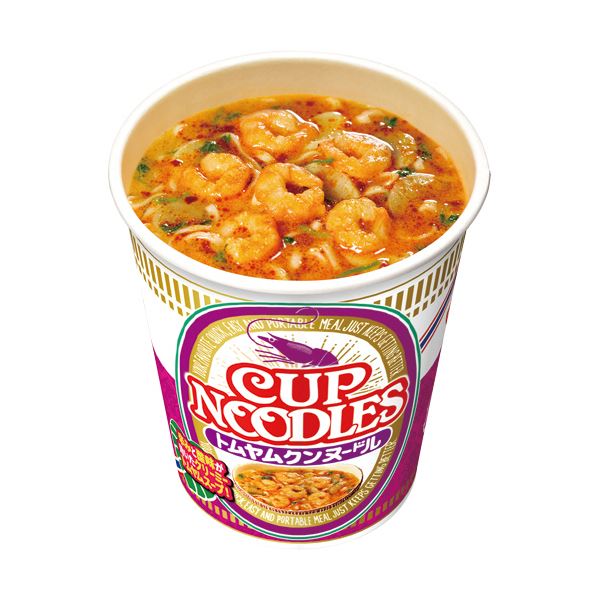 (まとめ)日清食品 カップ ヌードルトムヤムクンヌードル 75g 1ケース(12食)【×2セット】【代引不可】