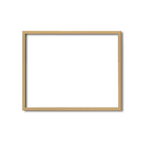 〔 木製額 〕 デッサン額 三三サイズ 606×455mm 木地 壁掛けひも付き UVカットアクリル 木製 フレーム 額縁 額【日時指定不可】